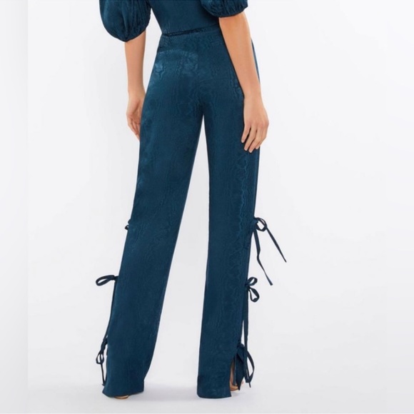 Cinq a Sept Keaton Pant Peacock Blue size 2 NWT - Picture 3 of 8